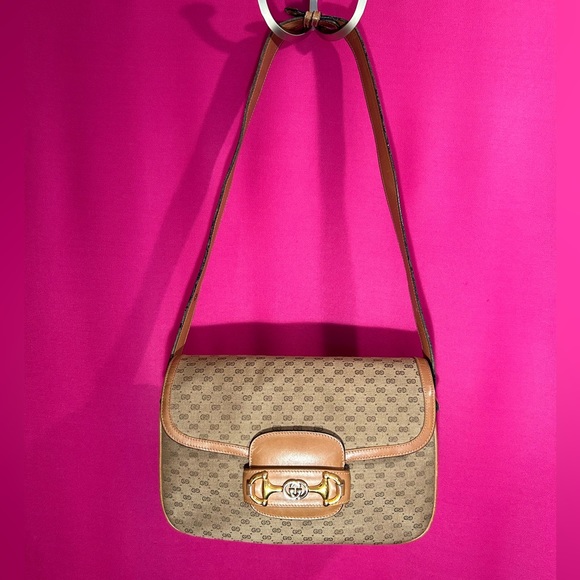 1970’s Vintage Gucci Horsebit 1955 Shoulder Bag - Picture 7 of 13